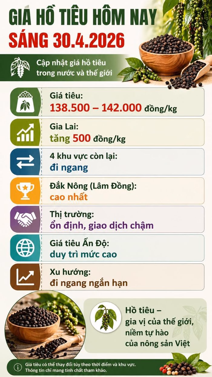 Triển vọng giá hồ tiêu trong thời gian tới