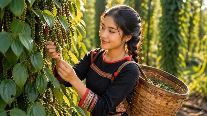 Hoạt động thu mua hồ tiêu diễn ra trầm lắng trong kỳ nghỉ lễ