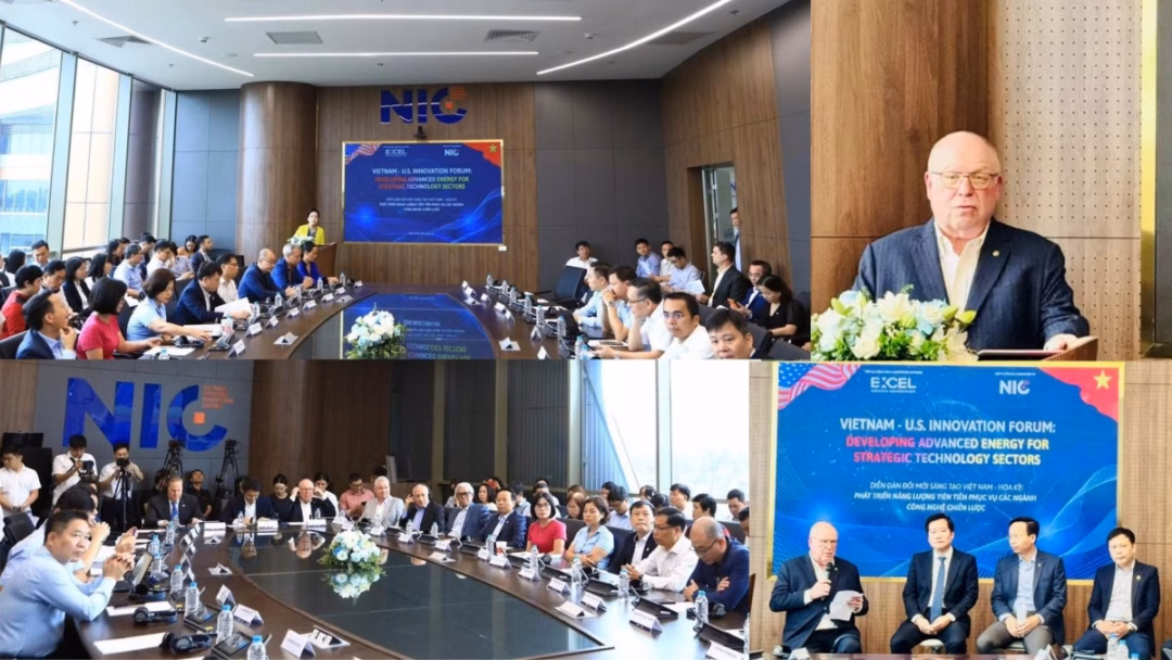 Đại diện NIC và Tập đoàn EXCEL Services Corporation tại Diễn đàn Đổi mới sáng tạo Việt Nam - Hoa Kỳ, hướng tới tháo gỡ nút thắt hạ tầng năng lượng cho các ngành công nghệ tỷ đô.