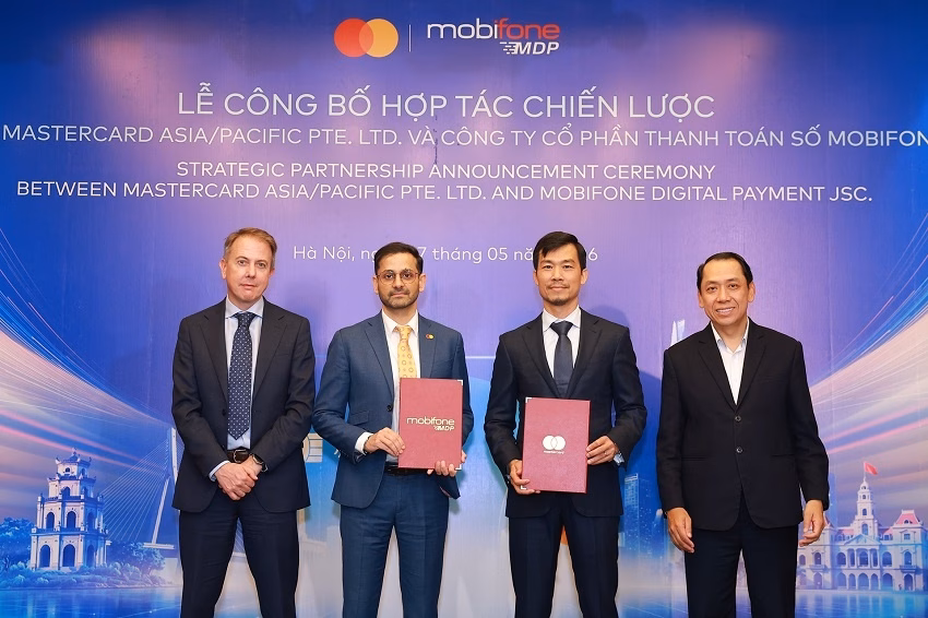 Sự kiện công bố hợp tác chiến lược giữa Mastercard và MDP nhằm nâng cấp hạ tầng tài chính số.
