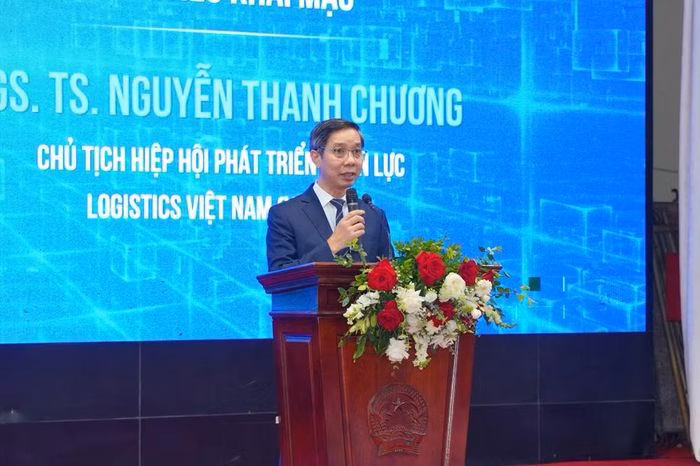 PGS.TS Nguyễn Thanh Chương nhấn mạnh AI là yếu tố định hình năng lực cạnh tranh của doanh nghiệp logistics hiện nay.
